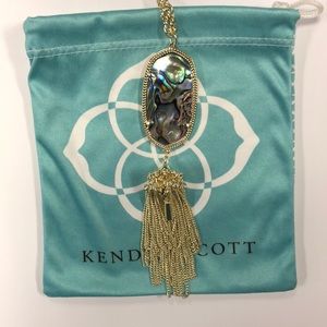 Kendra Scott Rayne Long Pendant Necklace in Gold